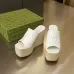 1Gucci Shoes for Women wedge sandal with Horsebit White #A48890