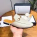 1Gucci Women Sandals Designer Leather Loafers White/Black/Brown #99900559