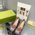 13Women Gucci Sandals Leather Heel 25CM #A34922