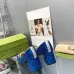 3Women Gucci Sandals Leather Heel 25CM #A34922