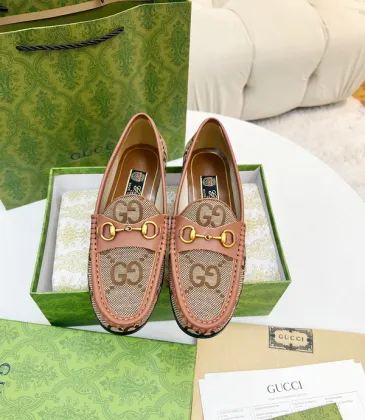 Gucci Shoes for Women Horsebit Loafers #A48778