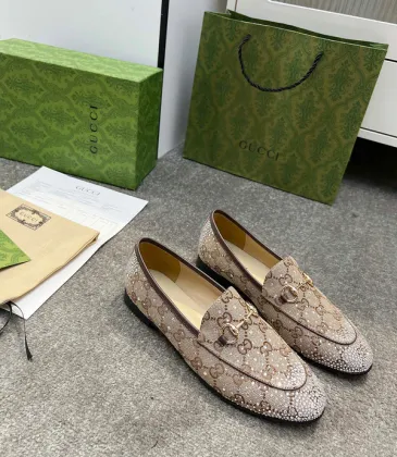 Gucci Shoes for Women Horsebit Loafers #A48781