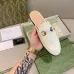 3Gucci 2022 new summer leather toe half slippers female horsebit lazy love sandals and slippers wear flat bottom #999924912