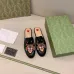 8Gucci 2022 new summer leather toe half slippers female horsebit lazy love sandals and slippers wear flat bottom #999924912