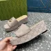 4Gucci Shoes for Women's Canvas Slip On Platform Slide Sandals #A48976