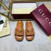 4Gucci Shoes for Women's Gucci Slippers Black/White/Brown #A49375