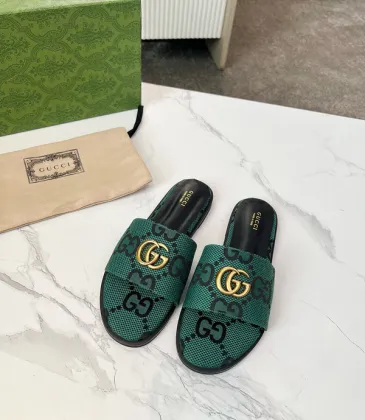 Gucci Shoes for Women's Gucci Slippers Marmont Toile #A48988