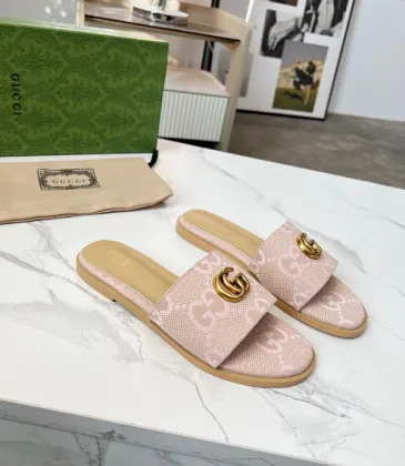 Gucci Shoes for Women's Gucci Slippers Marmont Toile #A48990