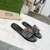 1Gucci Shoes for Women's Gucci Slippers Marmont Toile Black #A48986