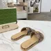 4Gucci Shoes for Women's Gucci Slippers Marmont Toile Brown #A48987