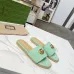 1Gucci Shoes for Women's Gucci Slippers Marmont Toile Green #A48985