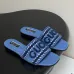 1Gucci Shoes for Women's Gucci Slippers velvet-trimmed embroidered denim #A48876