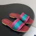 1Gucci Shoes for Women's Gucci Slippers velvet-trimmed embroidered denim #A48878