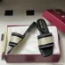 4Gucci Shoes for Women's Gucci Slippers velvet-trimmed embroidered denim #A48880