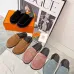 1Hermes Shoes Hermes slippers Suede Calfskin Mens Womens Sizes 35-46 #A50829