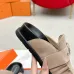 3Hermes Shoes for Men Mules Biege Linen Slippers #A48932