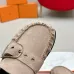 5Hermes Shoes for Men Mules Biege Linen Slippers #A48932