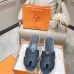 4Hermes sandals for Women Heels 7cm Blue #A38809