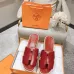 4Hermes sandals for Women Heels 7cm Red #A38808