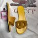 3Hermes Women's Leather High heeled slippers sizes 35-41 (9 colors) #99903663