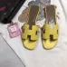 13Hermes Women's Leather High heeled slippers sizes 35-41 #99903661