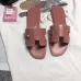 16Hermes Women's Leather High heeled slippers sizes 35-41 #99903661