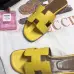 11Hermes Women's Leather High heeled slippers sizes 35-41 #99903661
