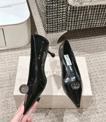 Jimmy Choo Shoes Orb Pump 50 Metallic Leather Pumps #A48973