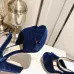4Jimmy Choo Shoes Nappa Leather Platform Sandals Dark Blue #A48870