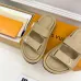 4Louis Vuitton Shoes Classic couple slippers Apricot #A48720