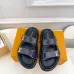 1Louis Vuitton Shoes Classic couple slippers Black #A48718