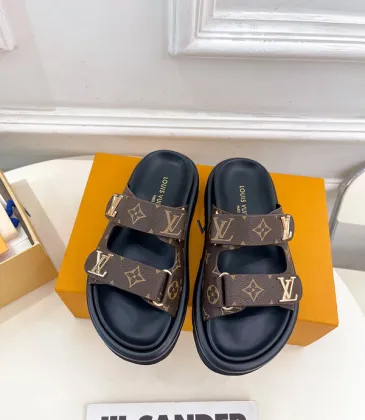Louis Vuitton Shoes Classic couple slippers Brown #A48717