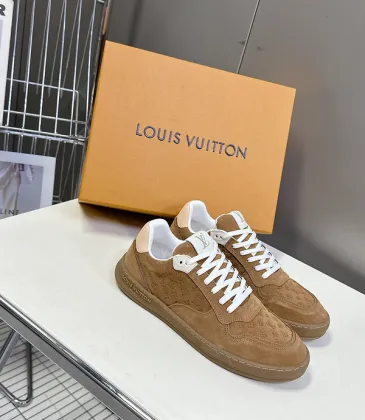 Louis Vuitton Shoes for Louis Vuitton Unisex Shoes Stadium Brown #A48742
