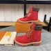 1Louis Vuitton x Timberland boots for Louis Vuitton Unisex Shoes 3.5CM #A44154