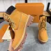 3Louis Vuitton x Timberland boots for Louis Vuitton Unisex Shoes 3.5CM #A44156