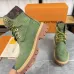 4Louis Vuitton x Timberland boots for Louis Vuitton Unisex Shoes 3.5CM #A44157