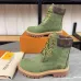 1Louis Vuitton x Timberland boots for Louis Vuitton Unisex Shoes 3.5CM #A44157