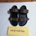 16Louis Vuitton Leather sandals LV Leather Slippers for Men and Women #9874756