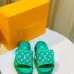 23Louis Vuitton MONOGRAM Unisex Sandals Green/Blue/Orange/Black #A22415