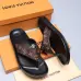 4Men Louis Vuitton Slippers Casual Leather flip-flops Double leather high quality outsole wear resistant #9874785
