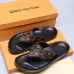 7Men Louis Vuitton Slippers Casual Leather flip-flops Double leather high quality outsole wear resistant #9874785