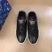 182020 Men's Louis Vuitton Shoes Luxembourg low-top sneaker Black / White #99116658