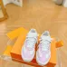 26Louis Vuitton Shoes for Men's Louis Vuitton Sneakers Black/White/Pink/Blue #A47916
