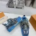 6Louis Vuitton Skate Sneakers LV Trainer Blue #A31058