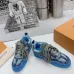 7Louis Vuitton Skate Sneakers LV Trainer Blue #A31058