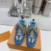 8Louis Vuitton Skate Sneakers LV Trainer Blue #A31058