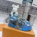 1Louis Vuitton Skate Sneakers LV Trainer Blue #A31058