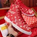 3Men's Louis Vuitton high Sneakers red #9101032