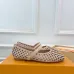 4Louis Vuitton Shoes for Women's ROMY Flat Hollow Ballet Apricot #A48737