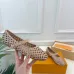 5Louis Vuitton Shoes for Women's ROMY Flat Hollow Ballet Apricot #A48737